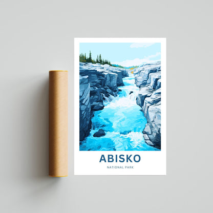 Abisko Travel Print - Majestic Landscapes