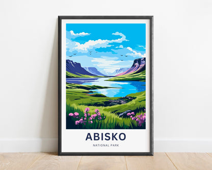 Abisko Travel Print - Scenic Views