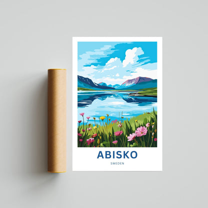 Abisko Travel Poster