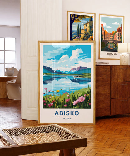 Abisko Travel Poster