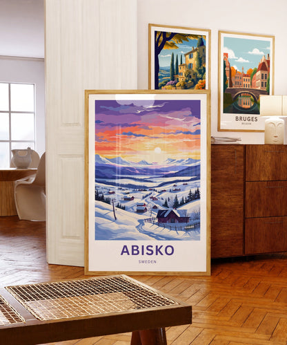 Abisko Travel Print - Tranquil Escape