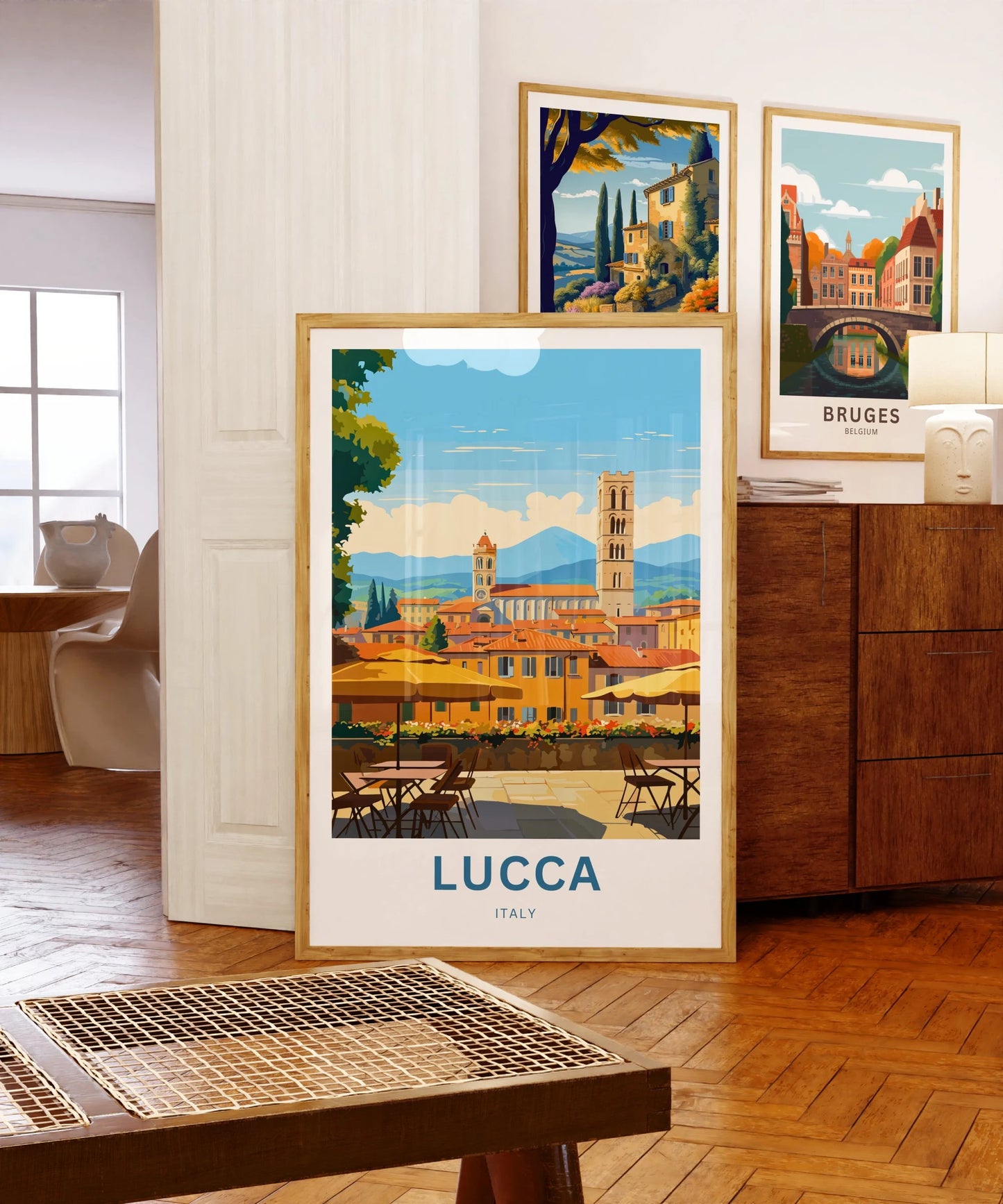 Lucca Travel Poster