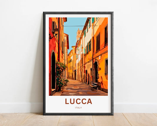 Lucca Travel Poster