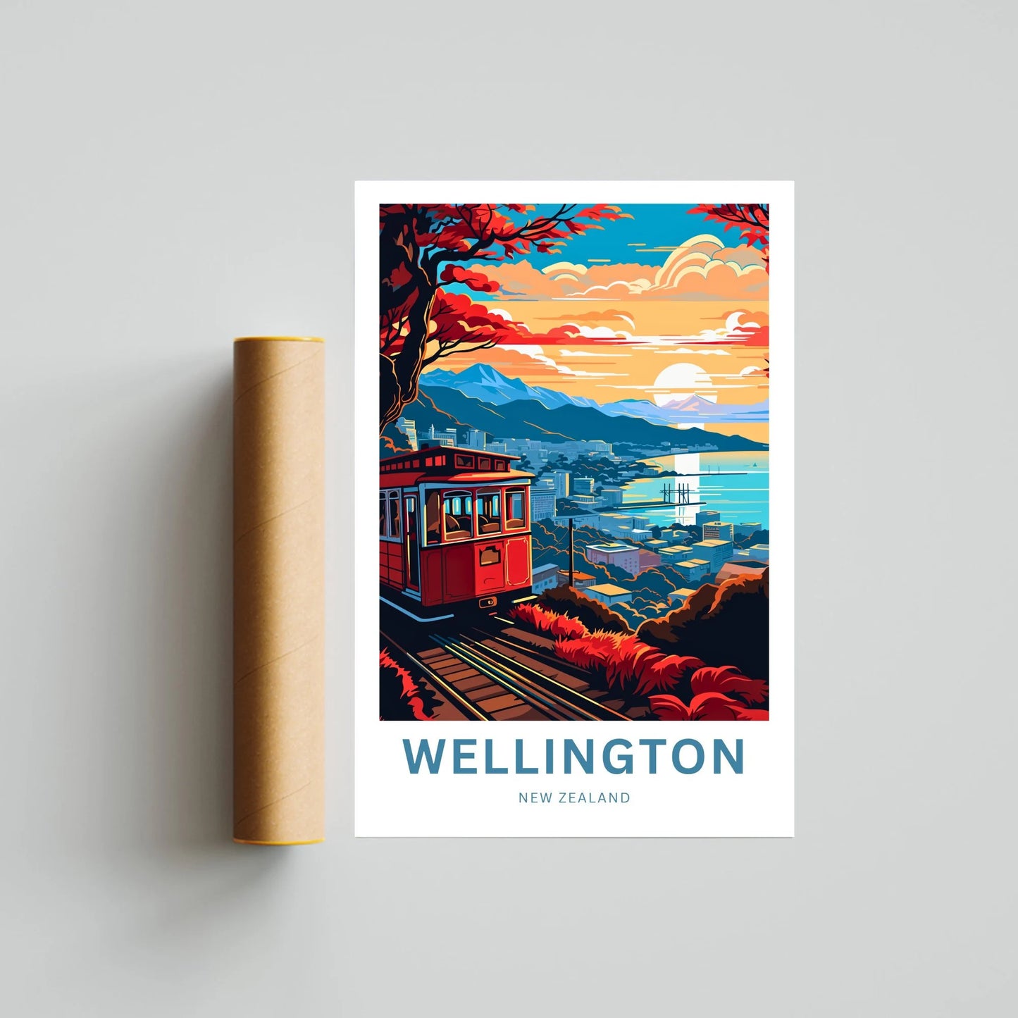 Wellington Travel Poster