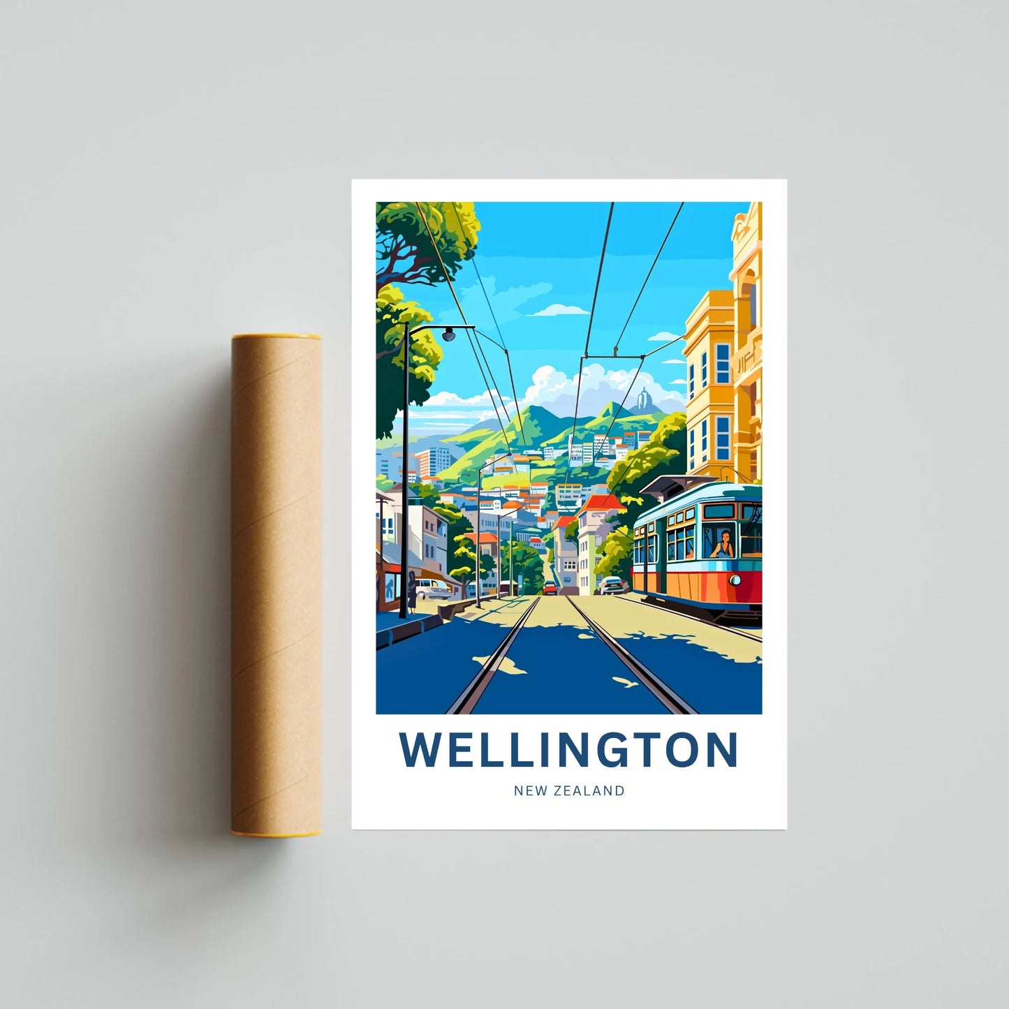 Wellington Travel Poster