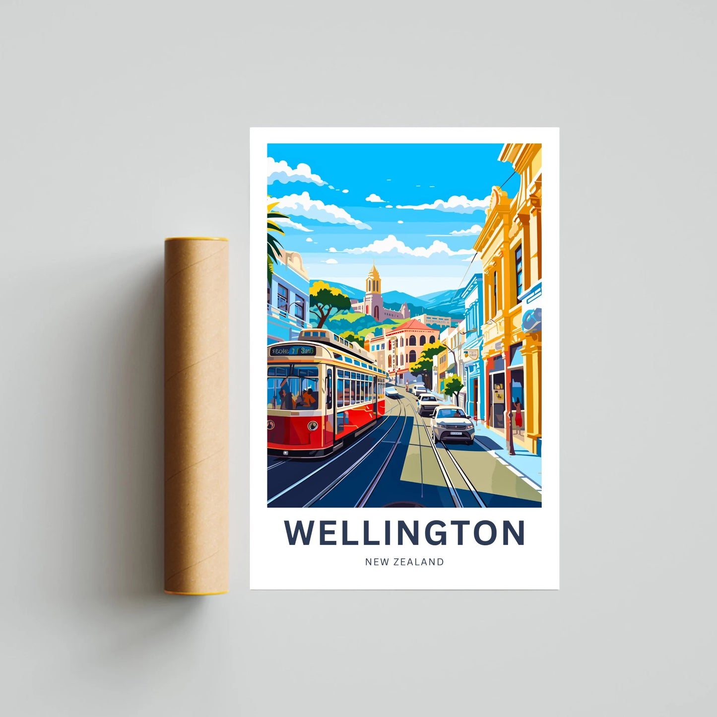 Wellington Travel Poster