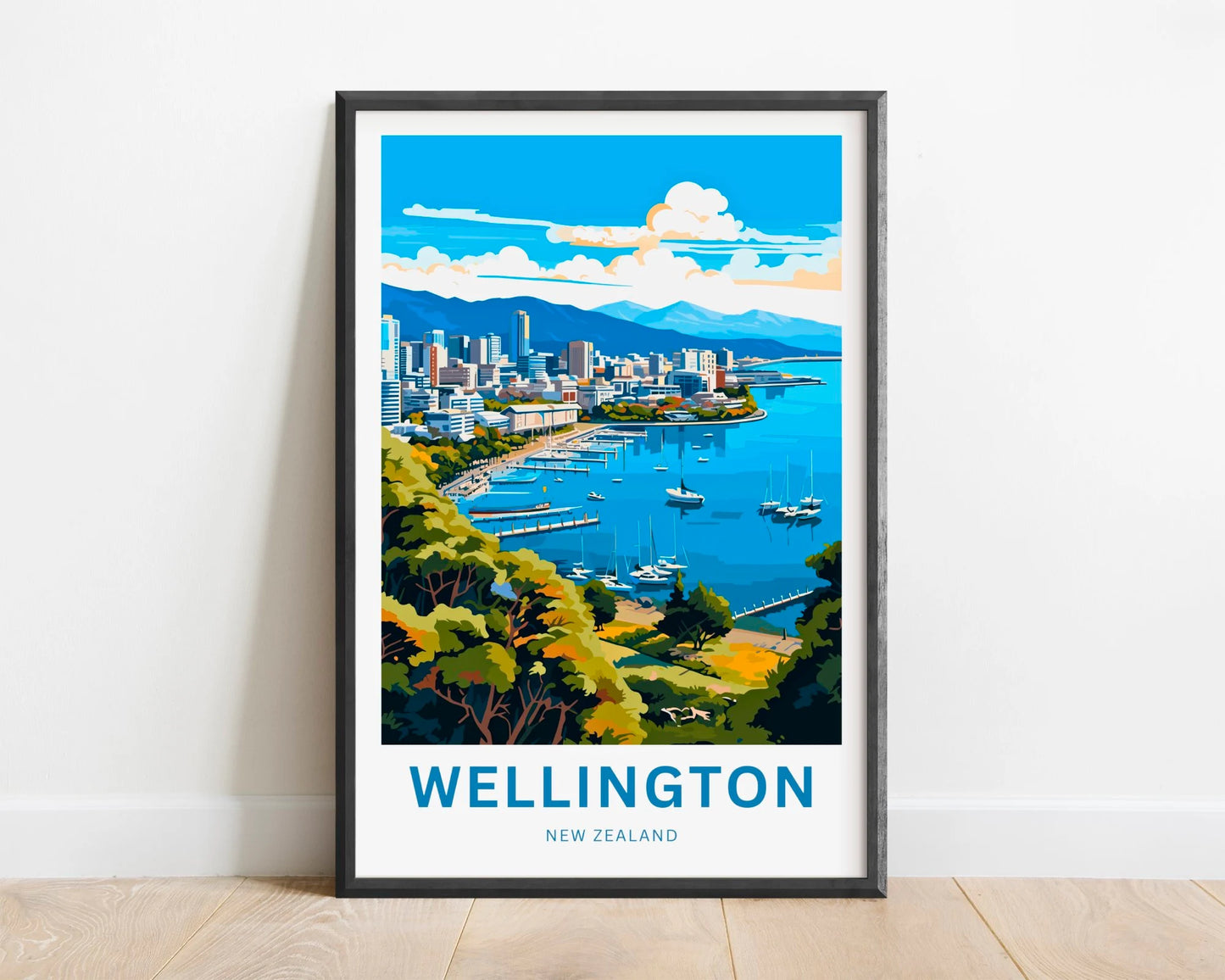 Wellington Travel Poster