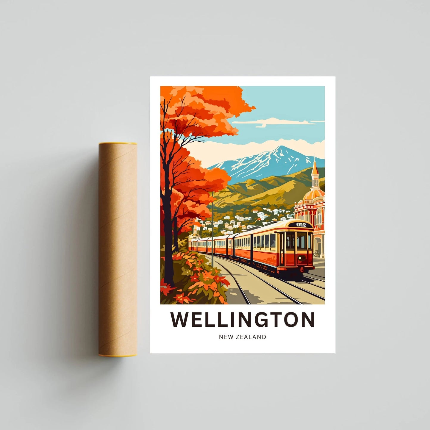 Wellington Travel Poster