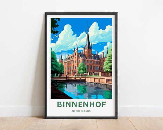 Binnenhof Travel Poster