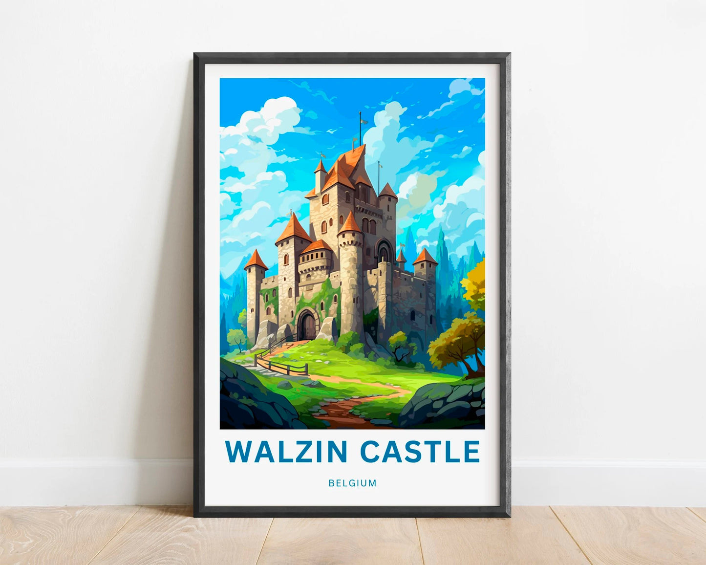 Walzin Travel Poster