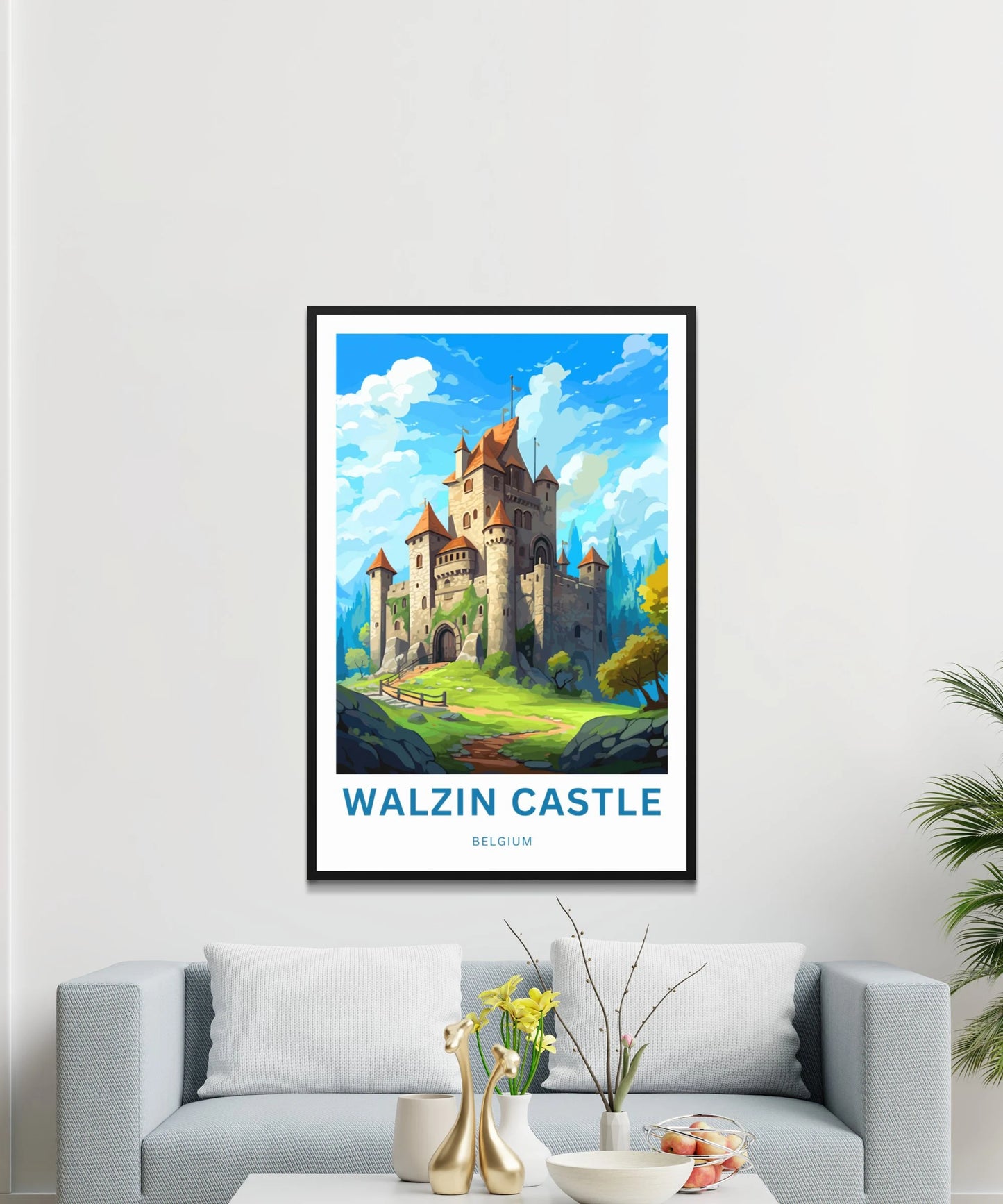 Walzin Travel Poster