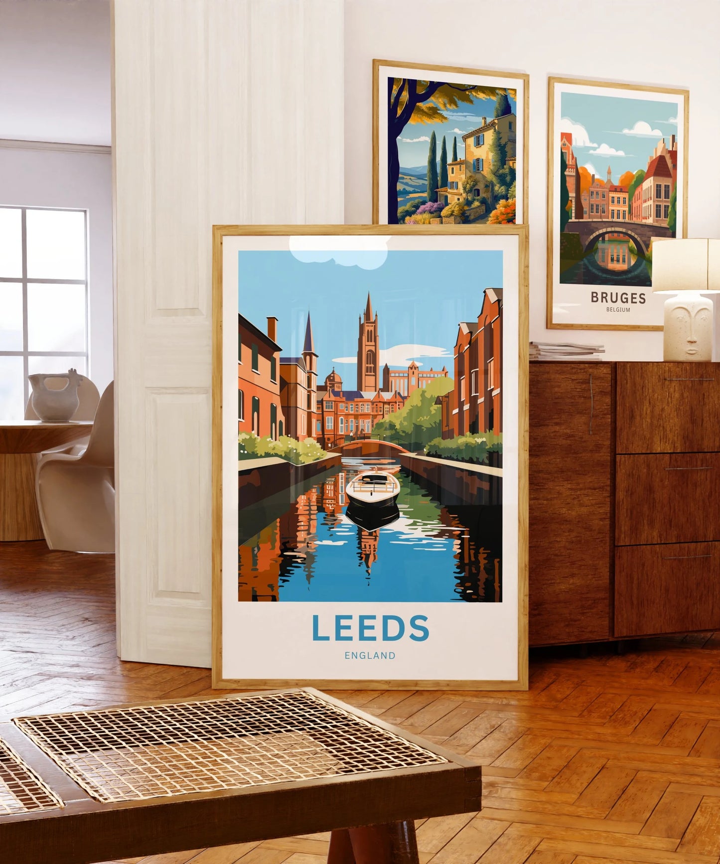 Leeds Travel Poster