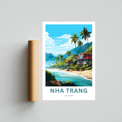 Nha Trang Travel Poster