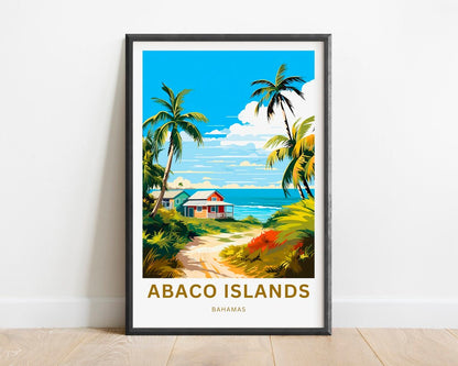 Abaco Islands Travel Poster