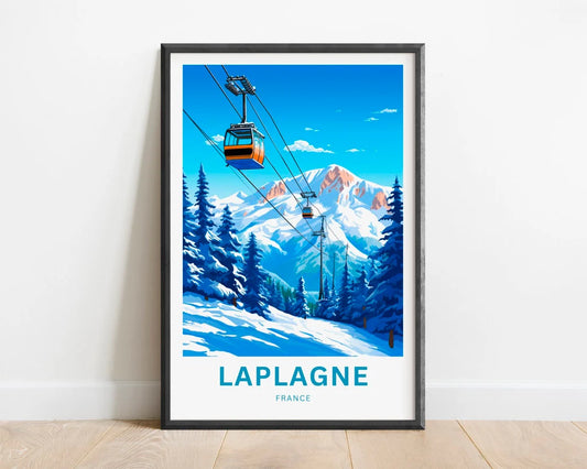 La Plagne Travel Poster