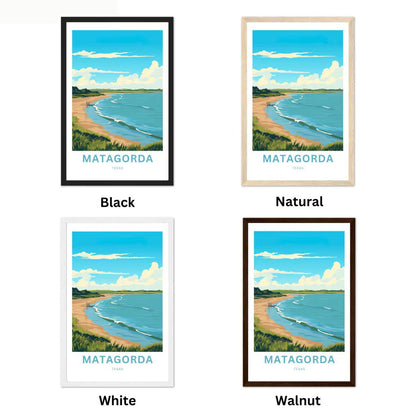 Matagorda Travel Poster