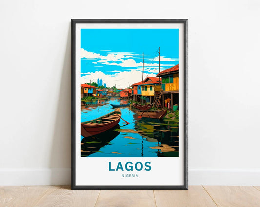 Lagos Travel Poster