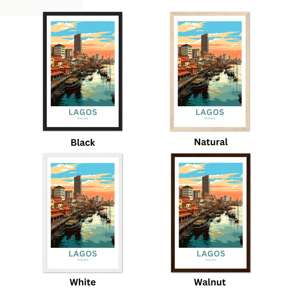 Lagos Travel Poster