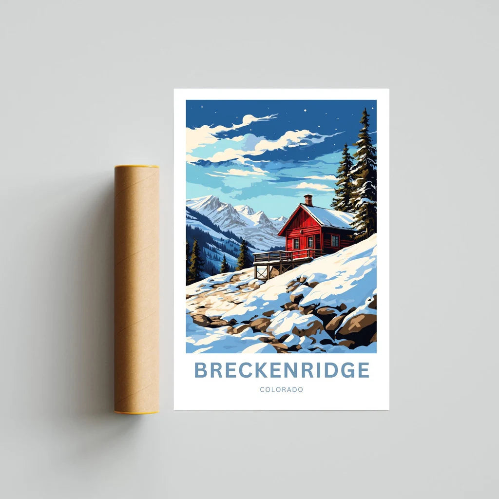 Breckenridge Travel Poster