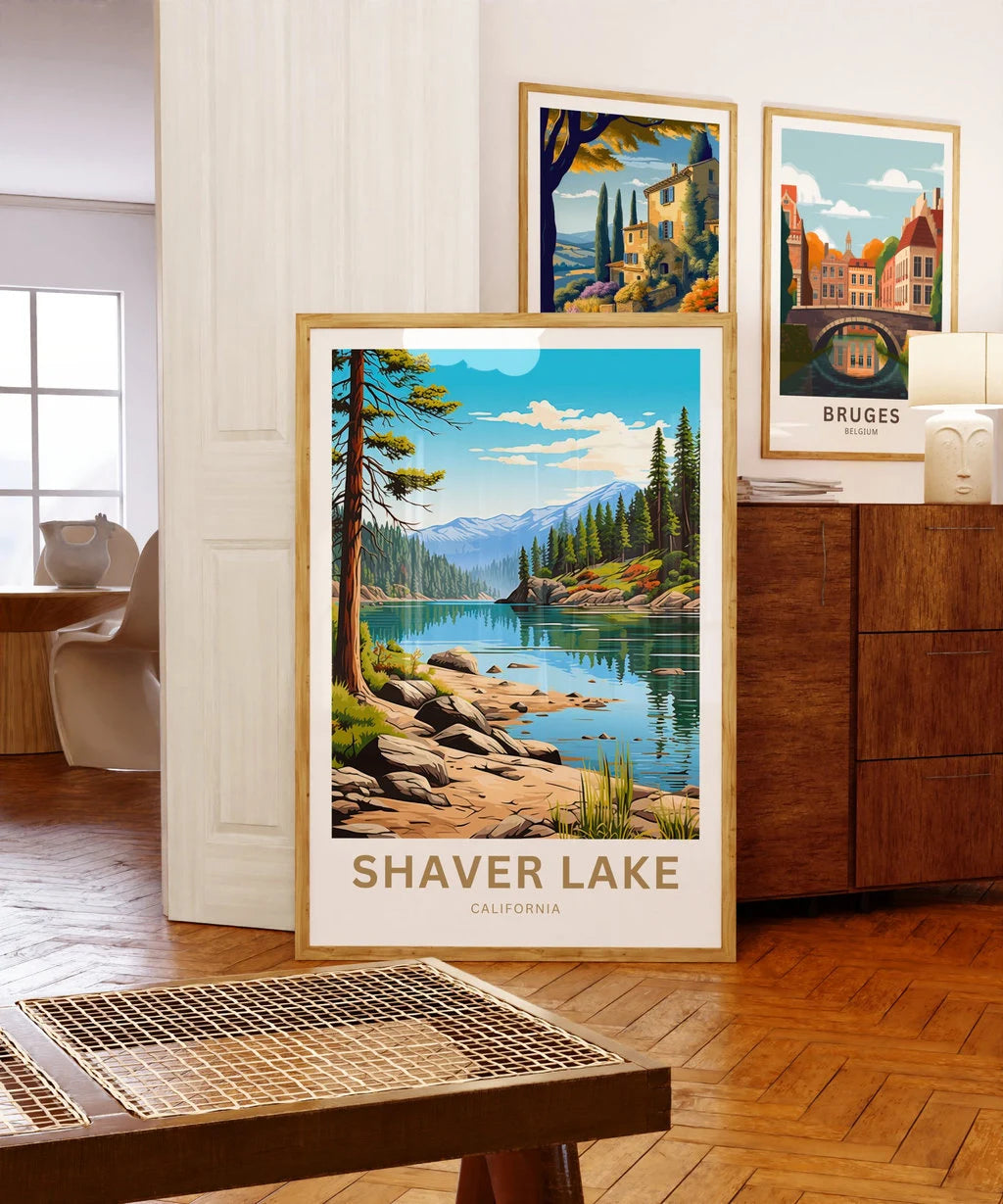 Shaver Lake Travel Poster