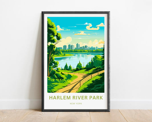 Harlem River Park Travel Poster