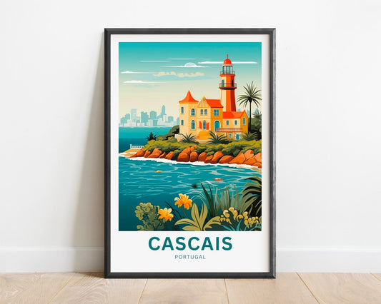 Cascais Travel Poster