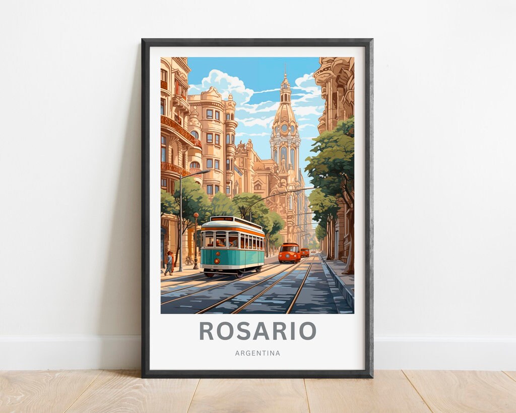 Rosario Travel Poster