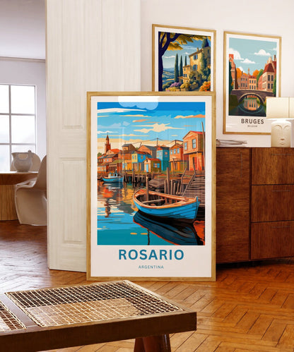 Rosario Travel Poster