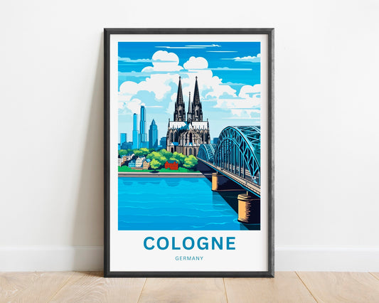 Cologne Travel Poster