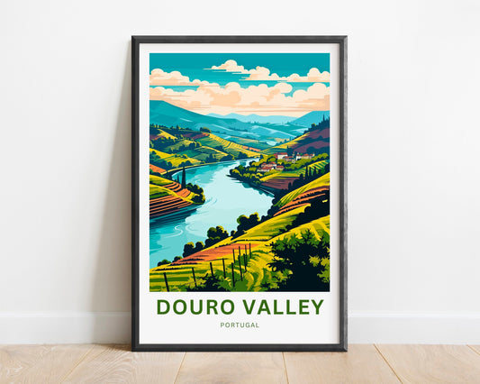 Douro Valley Travel Poster