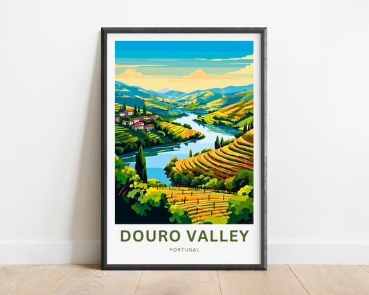 Douro Valley Travel Poster