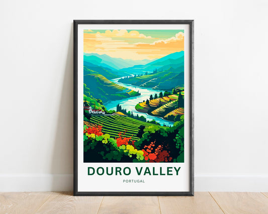 Douro Valley Travel Poster