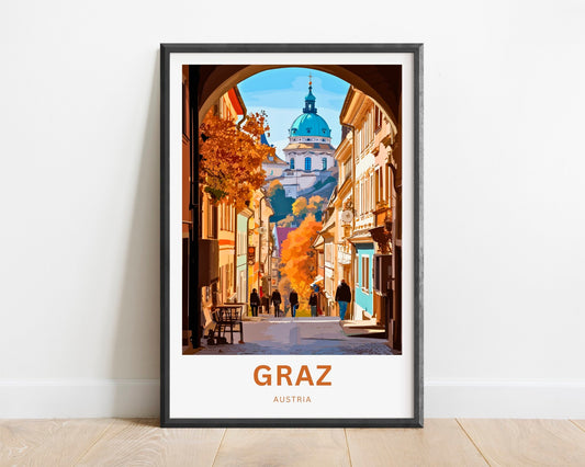 Graz Travel Poster