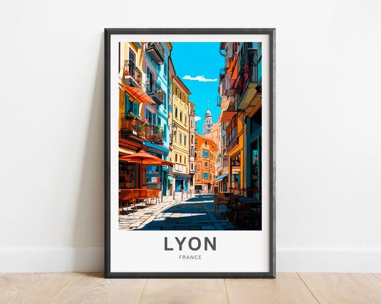 Lyon Travel Poster