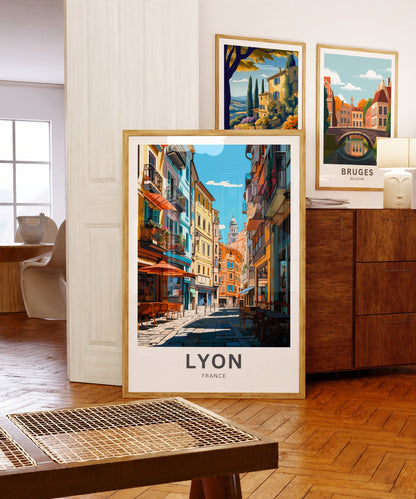 Lyon Travel Poster