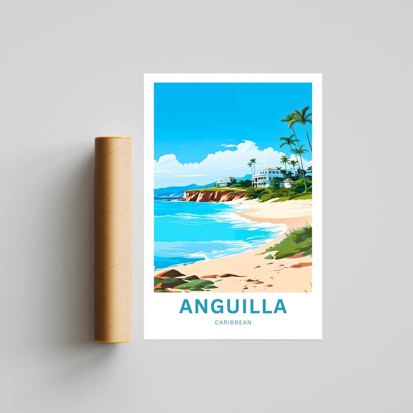 Anguilla Travel Poster