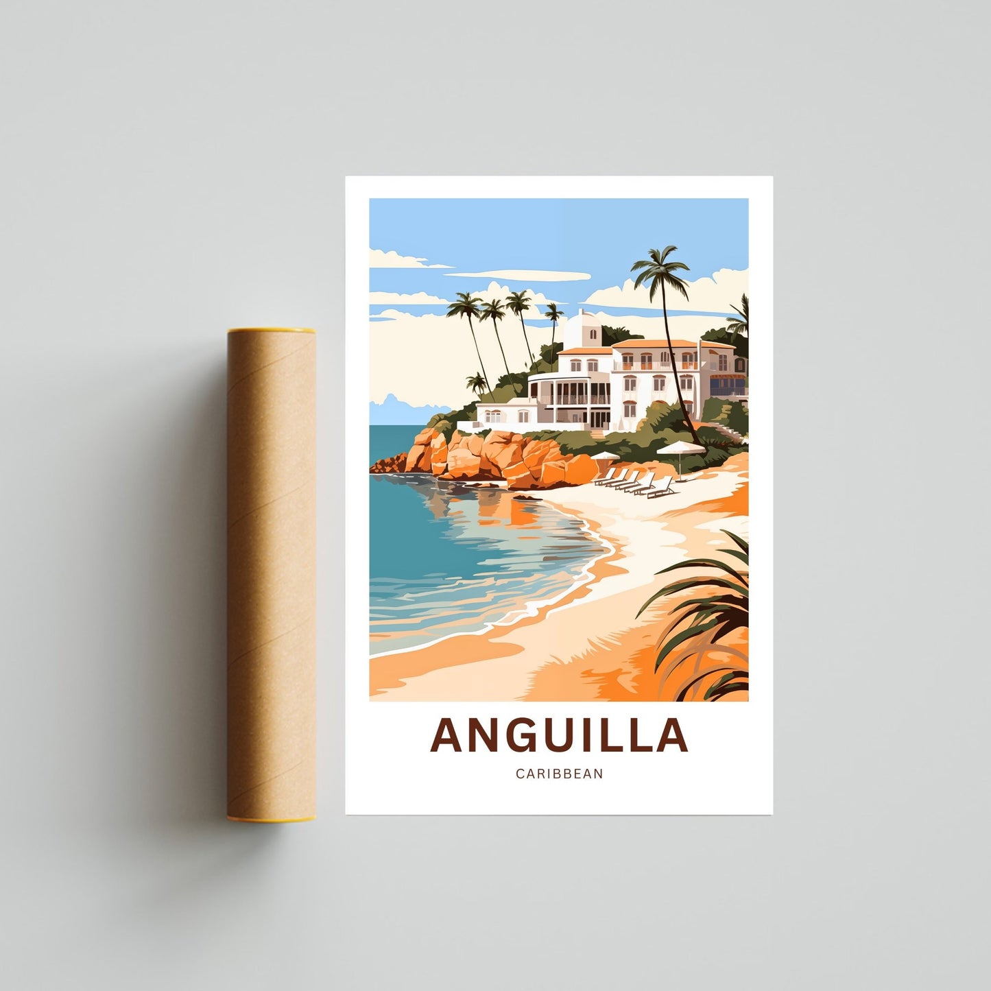 Anguilla Travel Poster