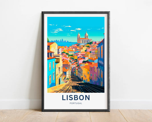 Lisbon Travel Poster