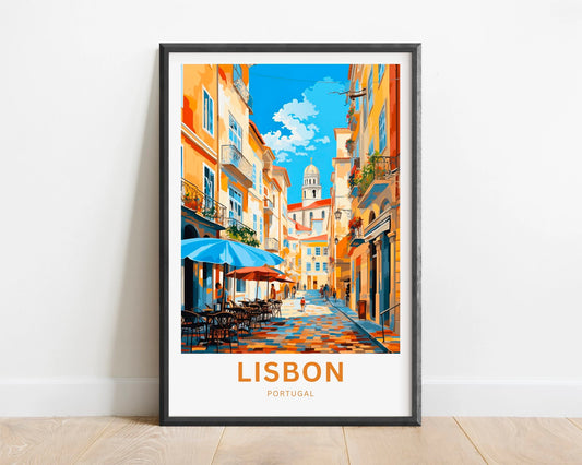 Lisbon Travel Poster