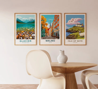 Malmo Travel Poster