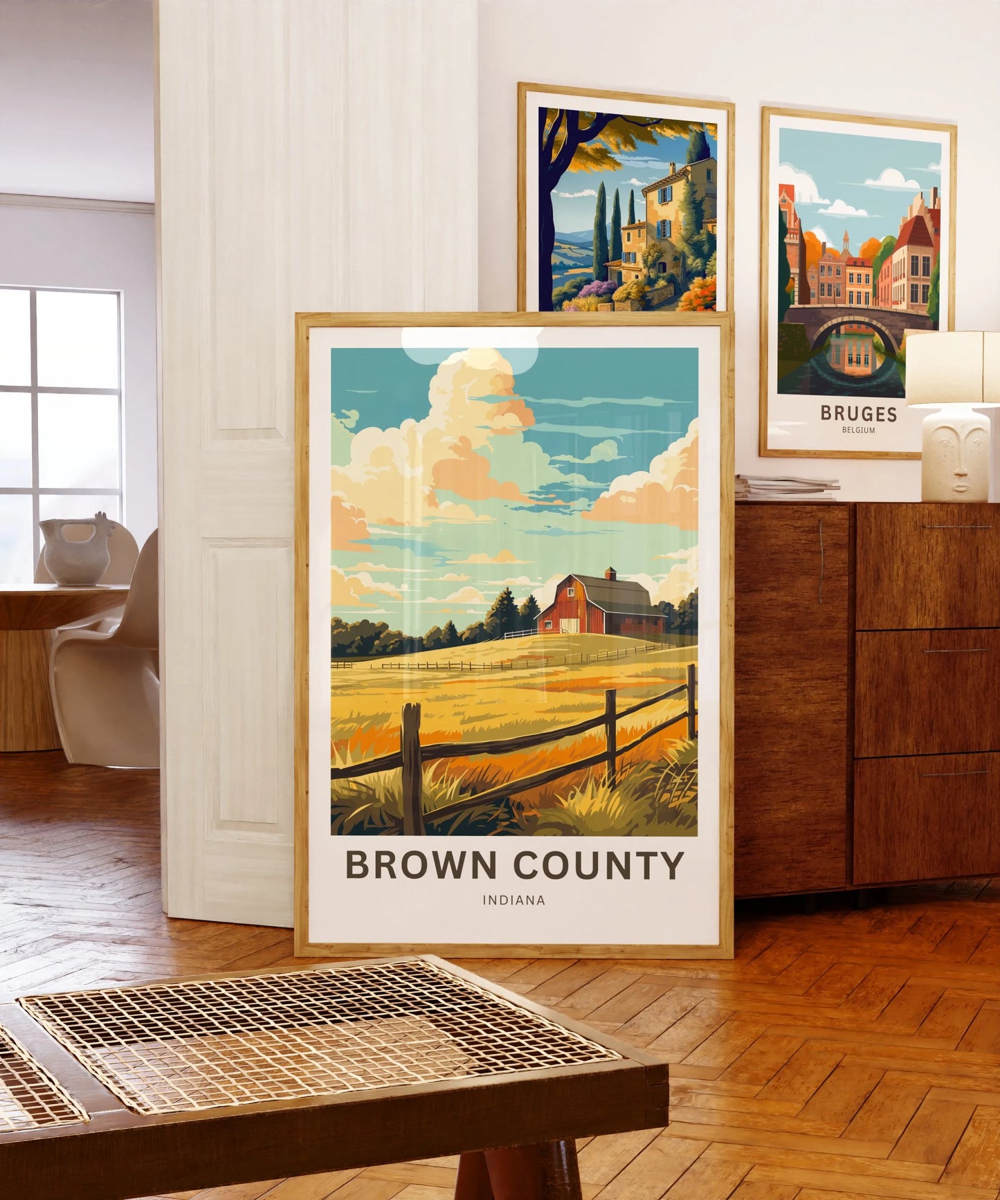 Brown County Travel Poster