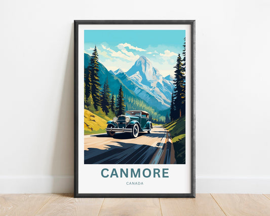 Canmore Travel Poster