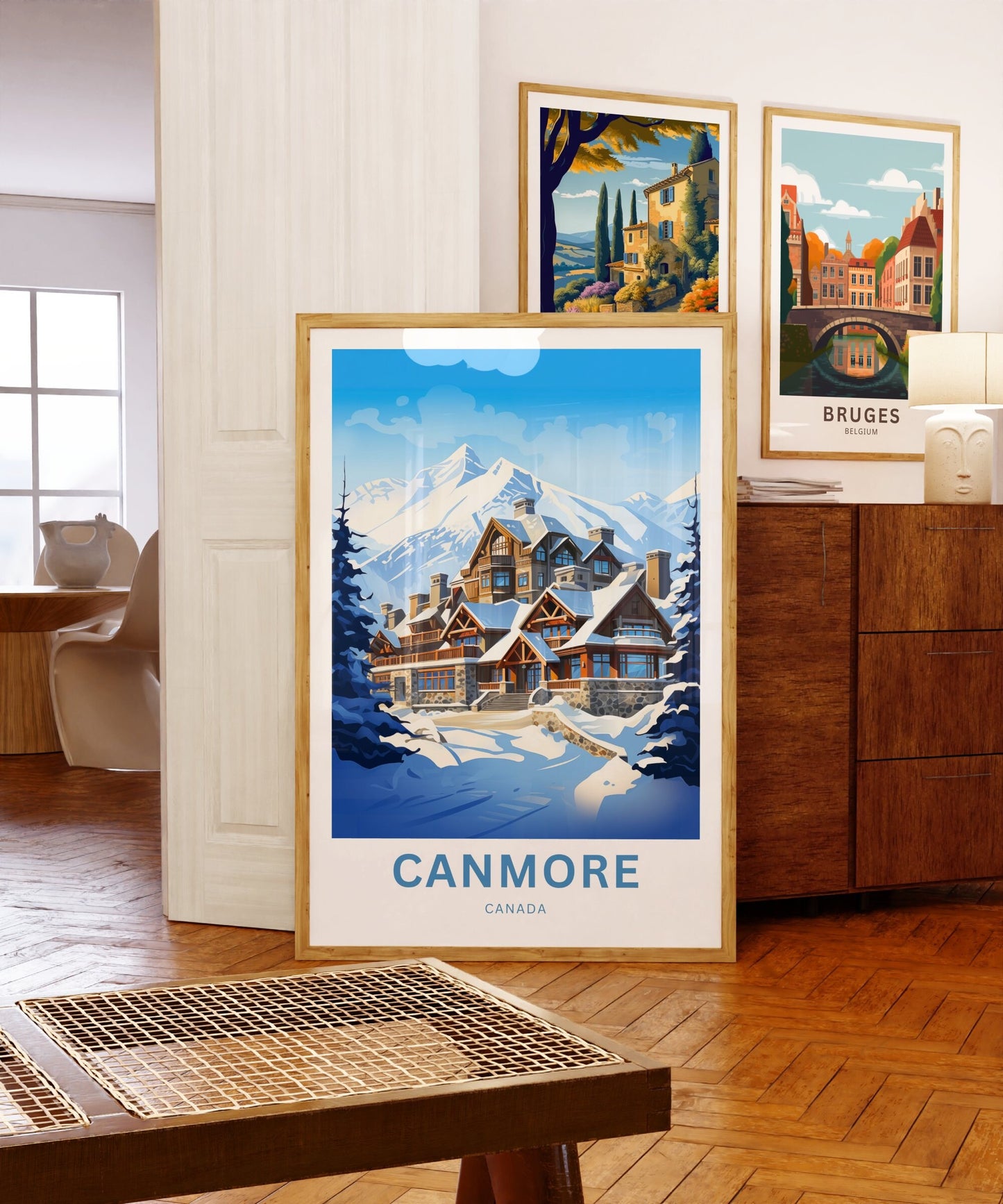 Canmore Travel Poster