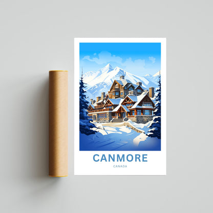 Canmore Travel Poster