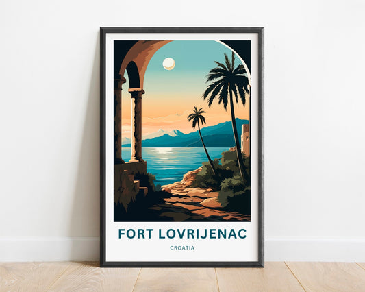 Fort Lovrijenac Travel Poster