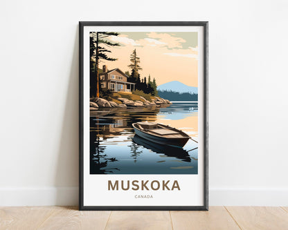 Muskoka Travel Poster