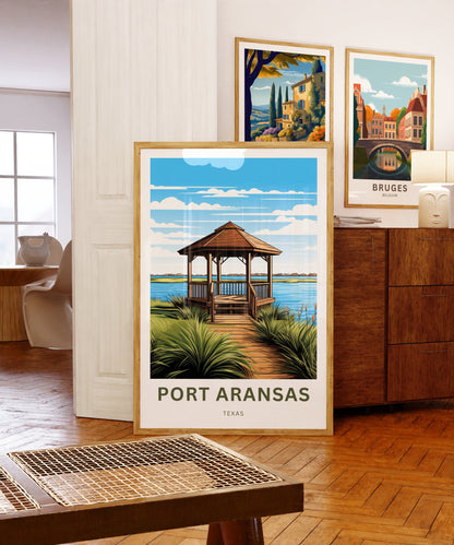 Port Aransas Travel Poster