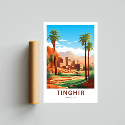 Tinghir Travel Poster