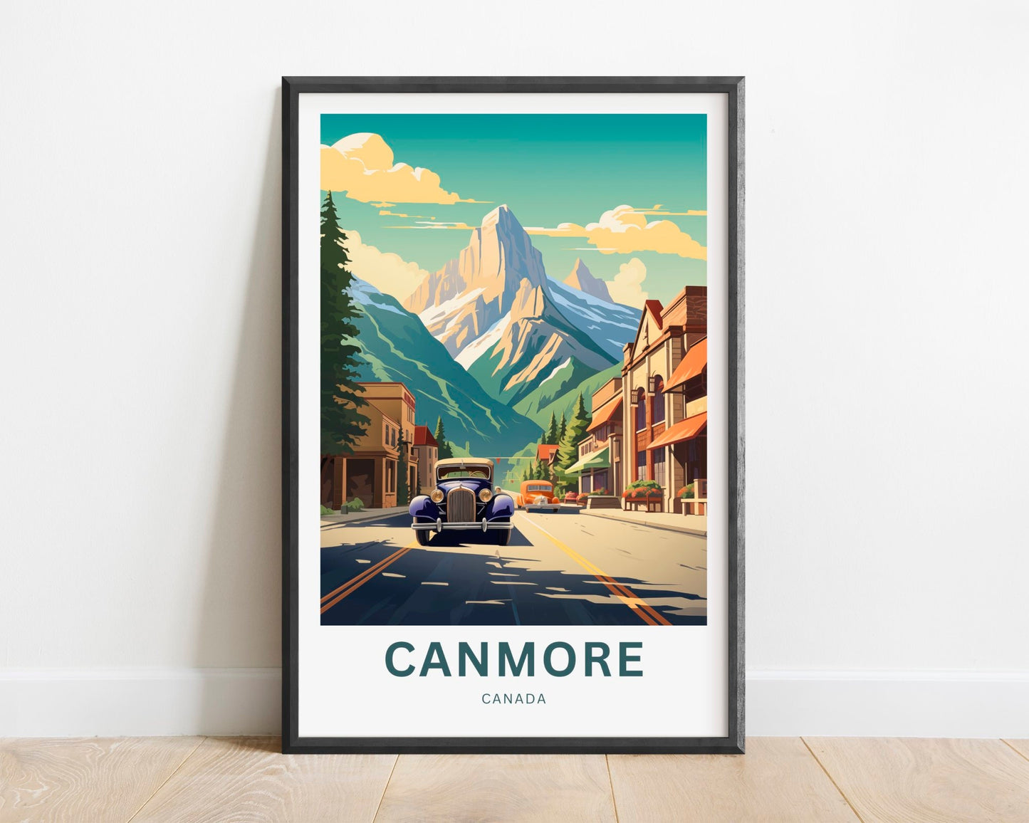 Canmore Travel Poster