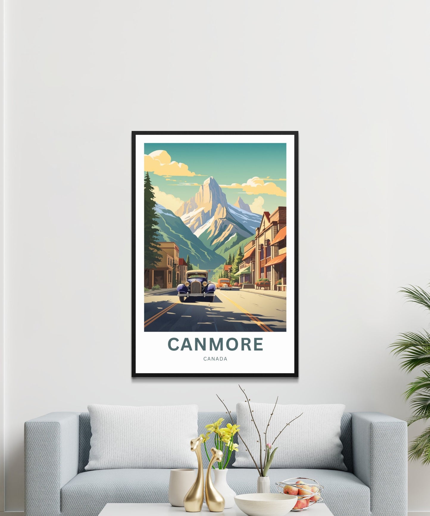 Canmore Travel Poster